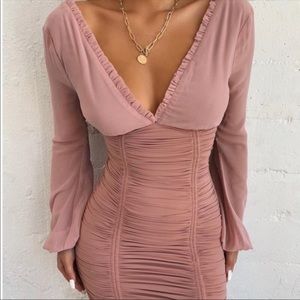 *GENTLY USED* Tiger mist mauve dress